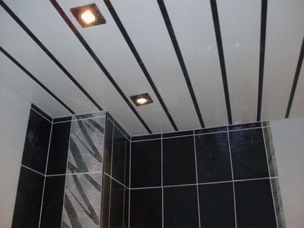 Tavanul panourilor din plastic în baie este modul în care puteți face propriile mâini, camere video și foto, montaj pvc