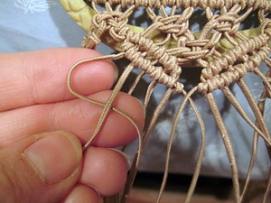 macrame öv (macrame) makramé öv
