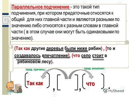 Представяне на видове субординация