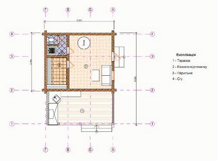 Sauna cu proiect de piscină