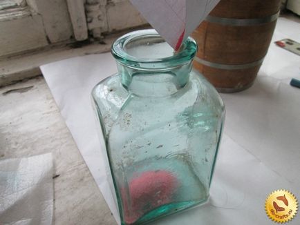 Радуга в пляшці з кольорової крейди і солі або піску, майстер клас