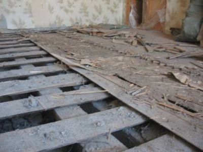 Repararea unei podele din lemn cu propriile mâini
