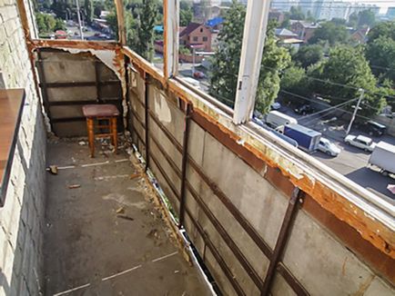Ремонт старих балконів