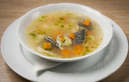 Receptek leves folyami halak titkok kiválasztása komponenst, és hozzáadjuk