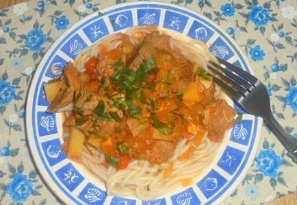 A recept Laghman sertéshús a hazai 1