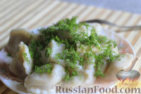 Recept gombóc a mikrohullámú a (termék receptek a tésztából) Recept gombóc a mikrohullámú