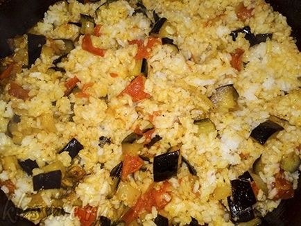 Рис з баклажанами, класні вегетаріанські рецепти