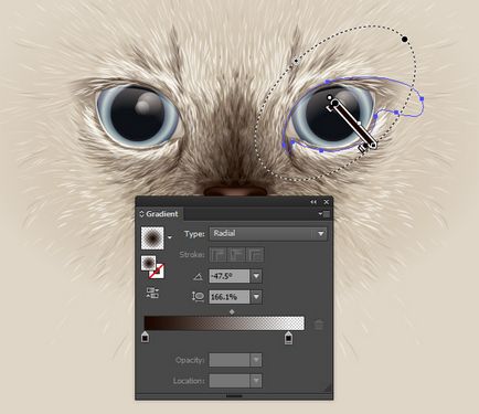 Малюємо великий портрет кішки з референсу в adobe illustrator