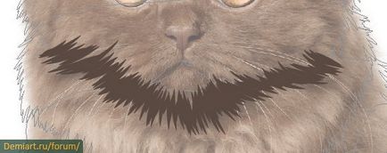 Döntetlen az Illustrator bolyhos macska alapján színátmenetek és ecset (szimuláció) Döntetlen az Illustrator bolyhos macska alapján színátmenetek és ecset