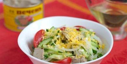 Салат з кукурудзи і свіжих огірків рецепти з фото крок за кроком