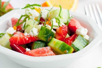 Uborka saláta 5 szokatlan és hasznos receptek