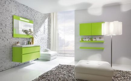 Salata baie design caracteristici, stiluri, combinație cu flori, mobilier