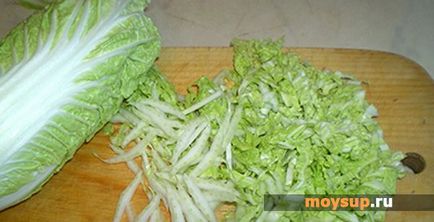 Saláta „Anastasia” csirke - szerkezetét, lépésről lépésre recept (filé) Saláta csirkefilé „Anastasia” - szerkezetét, lépésről lépésre recept