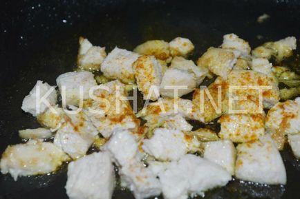 Saláta „Tiffany” csirke és a szőlő (saláta Tiffany) Saláta „Tiffany” csirke és a szőlő