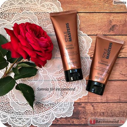 Шампунь revlon professional style masters smooth для волосся розгладжує - «☆ шовково-м'які,