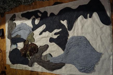 Шиємо затишний килимок «лісова галявина» - ярмарок майстрів - ручна робота, handmade