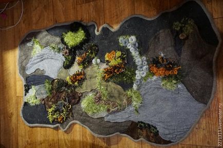 Шиємо затишний килимок «лісова галявина» - ярмарок майстрів - ручна робота, handmade
