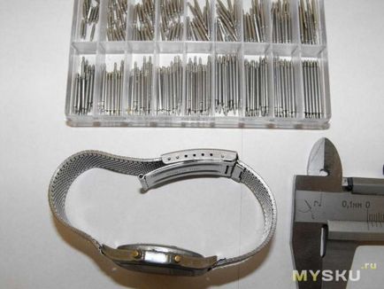 Штифти для кріплення браслетів в наручних годинниках - about 270 pcs stainless steel watch band spring