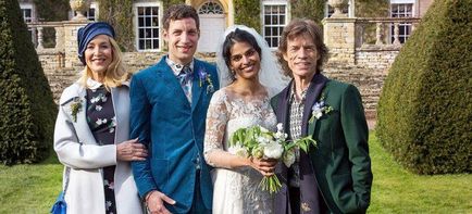 Fiul lui Mick Jagger și soția lui au sărbătorit nunta împreună cu părinții lor