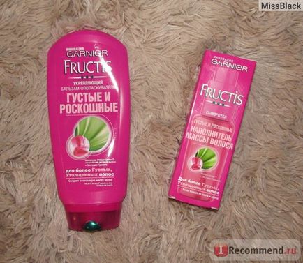 Ser de fructis pentru păr de umplere a părului de masă (gros și luxos) - 