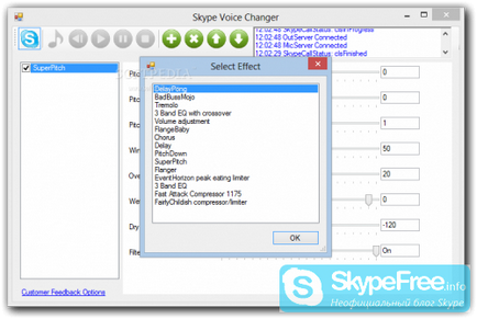Schimbător de voce Skype - schimbați vocea în programul skype