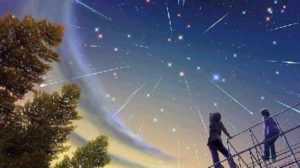 Meteoritul visului a căzut la pământ de pe cer într-un vis pentru a vedea ce vise