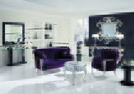 Modern gótikus stílusban a belső a lakás, gyönyörű minták és elemek díszítik a szobában
