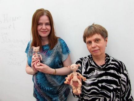 Створення шарнірних ляльок (звірів) з запікаємо пластика, викладач жукова Марія - ярмарок