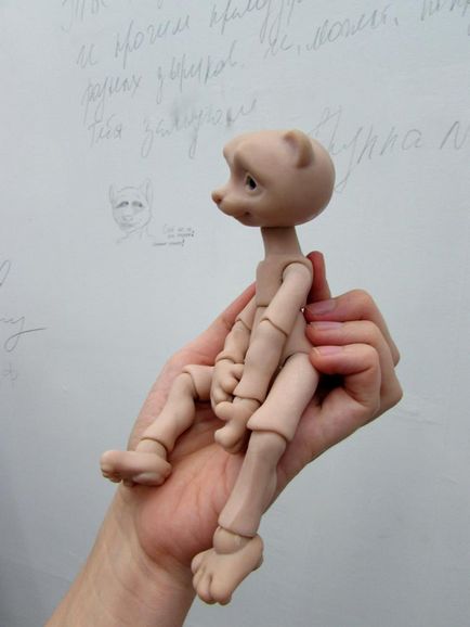 Створення шарнірних ляльок (звірів) з запікаємо пластика, викладач жукова Марія - ярмарок