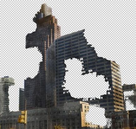 Створи зруйноване місто в фотошоп