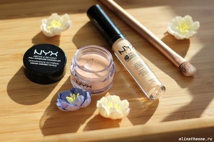 Compararea concealerului de la concealer nyx hd cu aplicator de concealer și concealer concealer, l