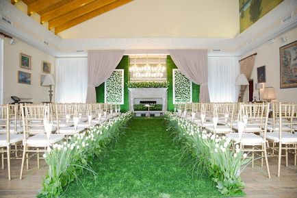 Nunta cu lalele de la designerul de evenimente Julia Shakirova