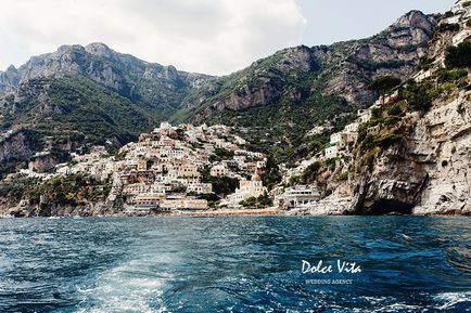 Nuntă în Positano, dolce vita, Coasta Amalfi