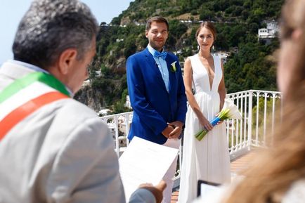 Esküvő Positano, dolce vita, Amalfi-part