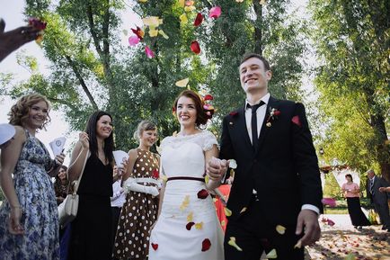 O nuntă în conac, ferma din Skorniakovo-Arhangelsk
