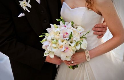Весільний букет з орхідей - розкішний спосіб, дев'ять трендів