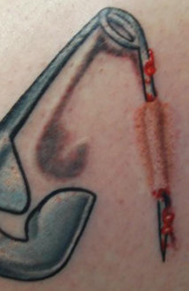 Татуювання шпилька - значення, ескізи тату і фото