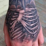 Valoarea scheletului tatuaj, fotografia și cele mai bune schițe