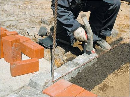 Térburkolat klinker gépek kezük