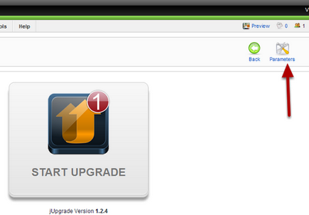 Elhárítása jupgrade frissítése során joomla