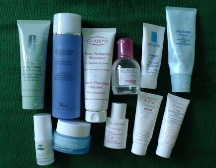 Facial de îngrijire clarines, shiseido, dior, clinique, nuxe, bioderma, avene, la roche-posay comentarii