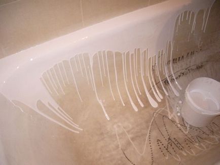 Ванна стакріл наливна з рідким покриттям ніж мити, покрити, ремонт, реставрація, відновлення