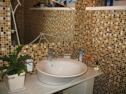 Befejezi fürdőszoba használata mozaik csempe - egy könnyű dolog