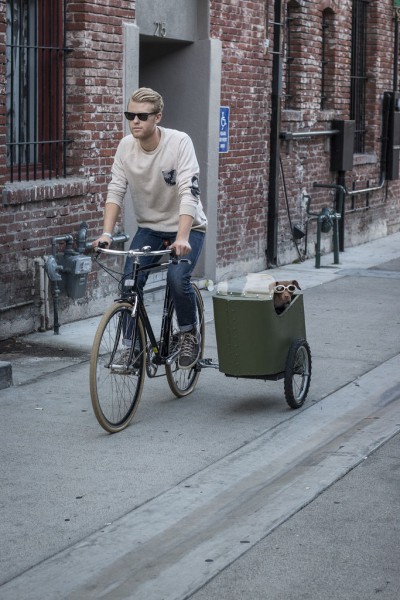 Remorcă bicicletă pentru un câine cu mâinile proprii partea 1