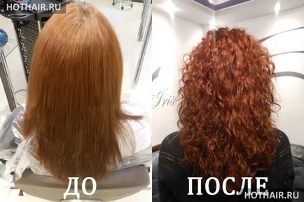 Вертикальна хімія на середні волосся фото до і після