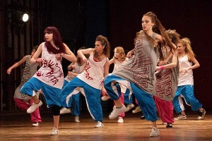 В Витебск, която се проведе детски фестивал на съвременния танц