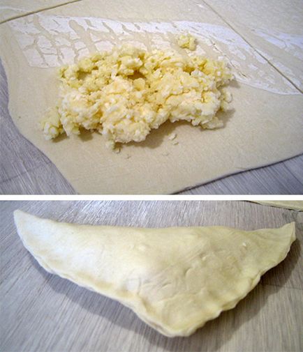 Khachapuri cu brânză de patiserie - preparate culinare pas cu pas cu fotografii
