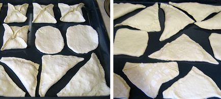 Хачапурі з сиром з листкового тіста - кулінарні покрокові рецепти з фотографіями