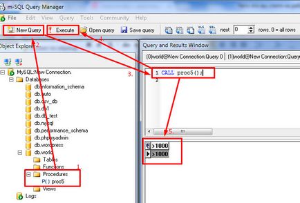 Proceduri memorate mysql ca o modalitate de a overclock sub-lent