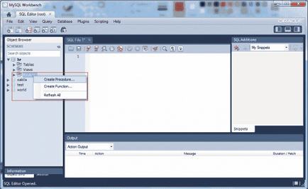 Proceduri memorate mysql, mysql